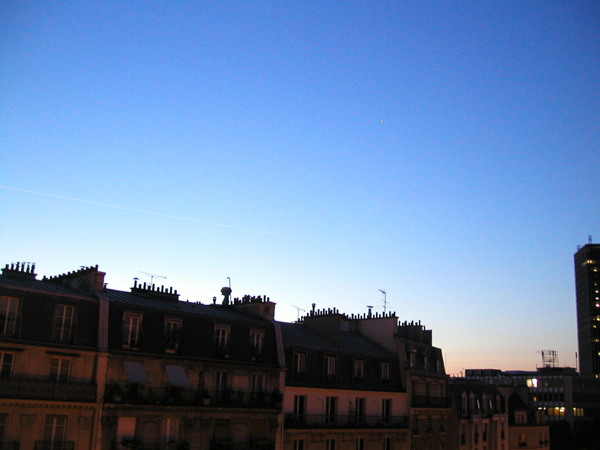 le matin paris パリの朝